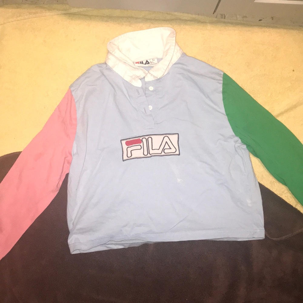 Fila Multicolor Long sleeve crop top